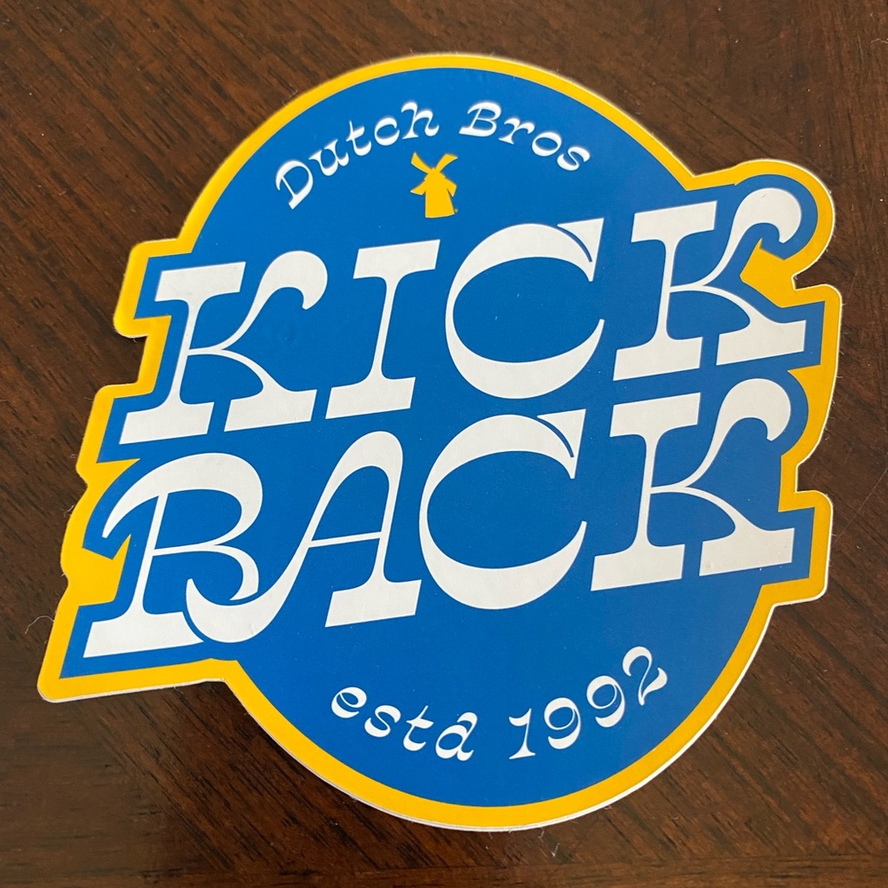 Dutch Bros Kick Back Sticker